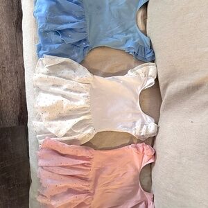 3 girls dance leotards